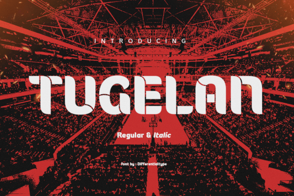 A Bold Cutout Font for Digital Creators