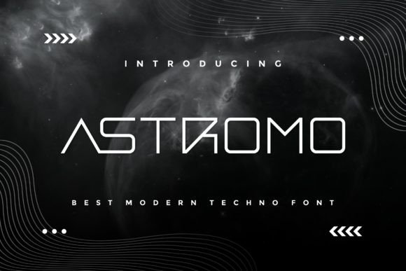 Astromo: A Modern Display Font That Brings Cool Character