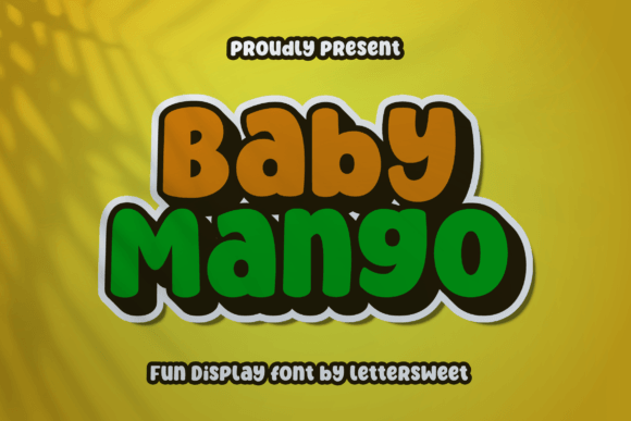 Baby Mango: A Playful Display Font That Delivers Campaign Personality