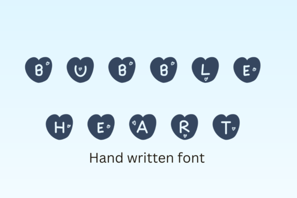 Bubble Heart Font: A Playful Display Typeface for Brands