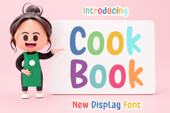 Cook Book: A Friendly Display Font for Digital Brands