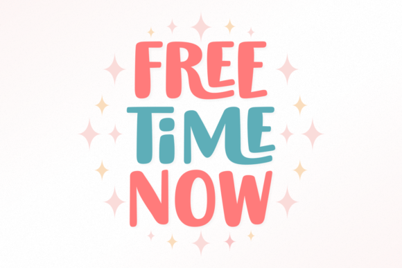 Free Time Now: A Playful Display Font for Web Designers