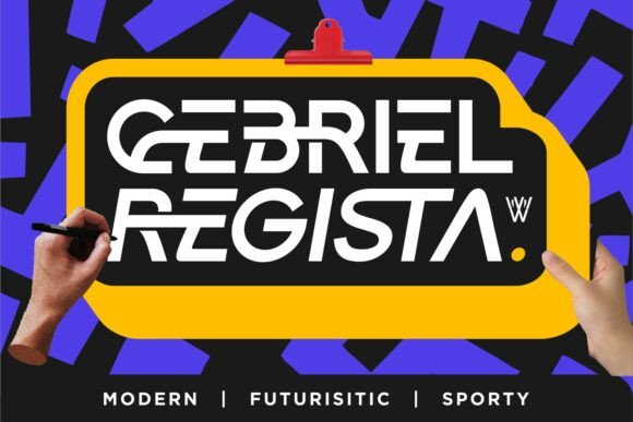 Gebriel Regista: A Display Font That Makes Your Brand Instantly Memorable