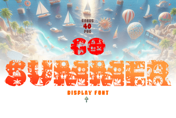 Go Summer: A Playful Display Font for Digital Branding