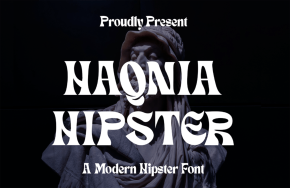 Haqnia Hipster: A Bold, Retro Display Typeface for Editorial Impact