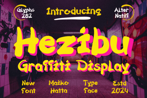 Hezibu Display Font: Bold, Readable Branding for Small Businesses