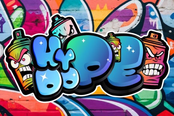Hype Dope: A Bold Display Font for Scroll-Stopping Campaigns
