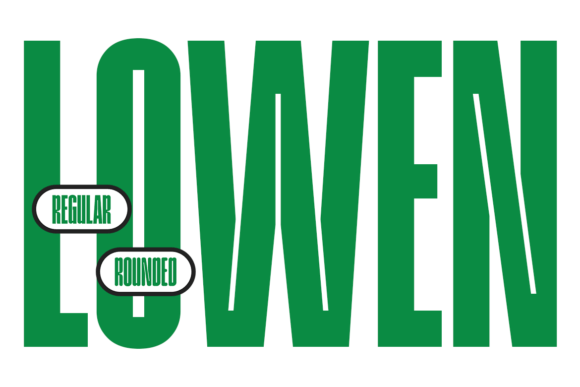 Lowen Font: A Modern Display Typeface for Cohesive Branding