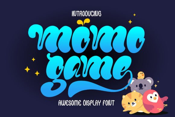 Momo Game: A Charming Display Font for Warm Editorial Stories