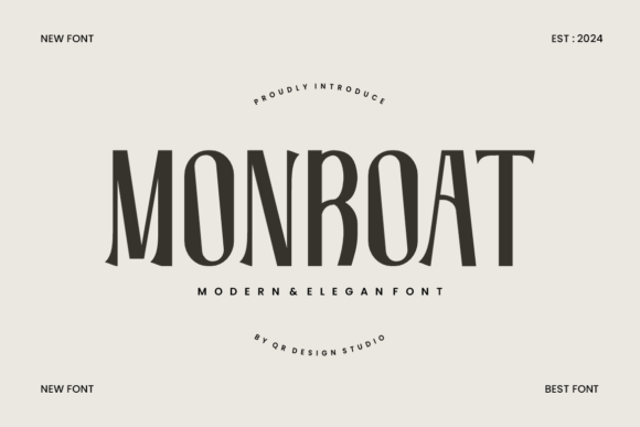 Monroat: A Display Font With True Presence