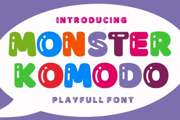 Monster Komodo: A Display Font That Feels Like a Warm Welcome