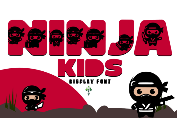 Ninja Kids Font: Playful Display Typeface for Small Brands