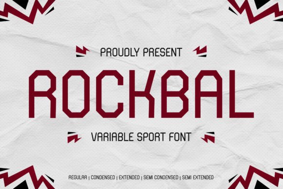 Rockbal: A Dynamic Display Font for Handmade Brands