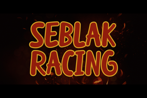 Seblak Racing Font: Bold, Playful Display Type for Handmade Brands