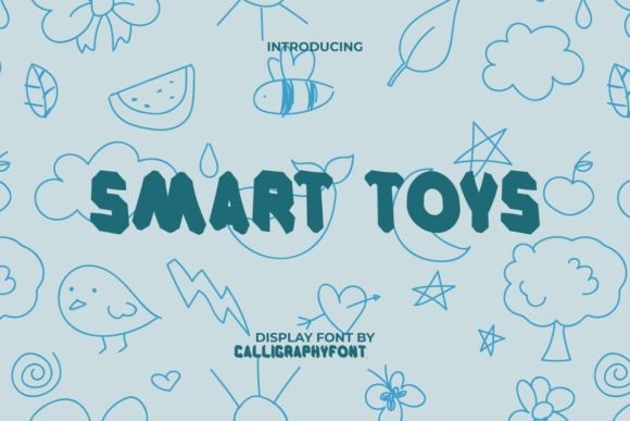 Smart Toys Font: Playful Display Type for Handmade Labels & Printables