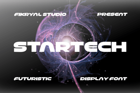 Startech: A Futuristic Display Font for Digital Brand Identity