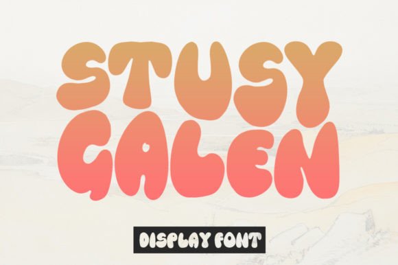 Stusy Galen: A Display Font That Makes Campaigns Click
