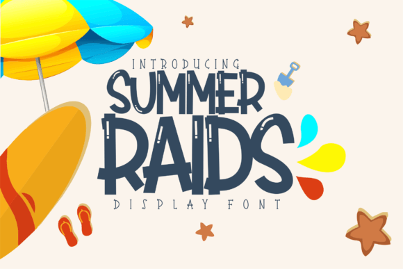 Summer Raids: The Playful Display Font for Makers