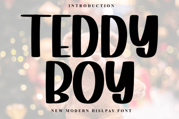 Teddyboy: A Festive Display Font That Delivers Joy—Not Just Decoration