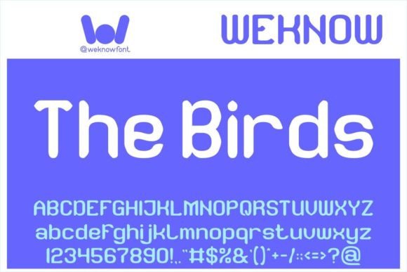 The Birds: A Display Font for Editorial Charm