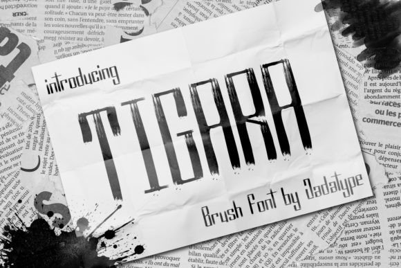 Tigara: A Hand-Drawn Display Font That Feels Human