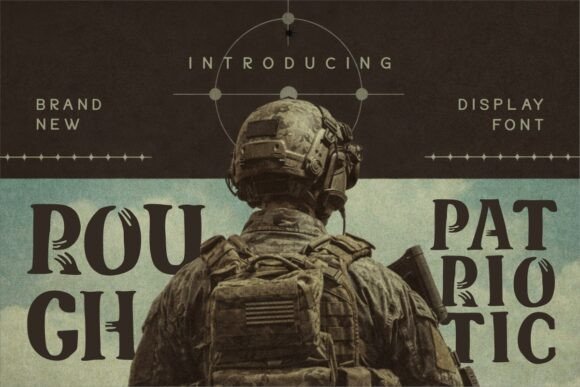 Why Rough Patriotic Font Elevates Campaign Visuals