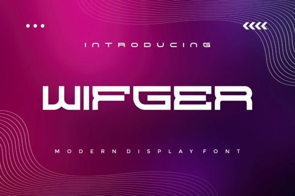Wifger Font: The Bold Playful Display Typeface for Campaigns