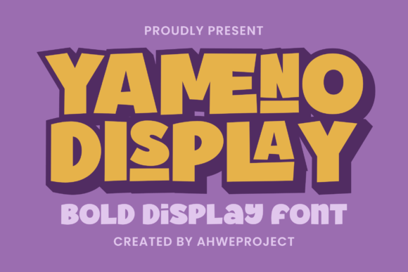 Yameno: A Bold Display Font That Lifts Your Digital Brand